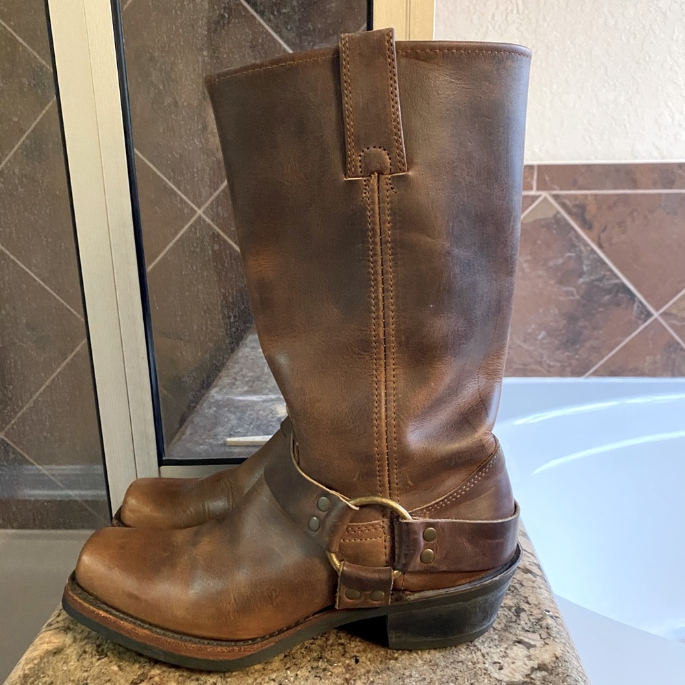 OG Frye harness boots 7.5